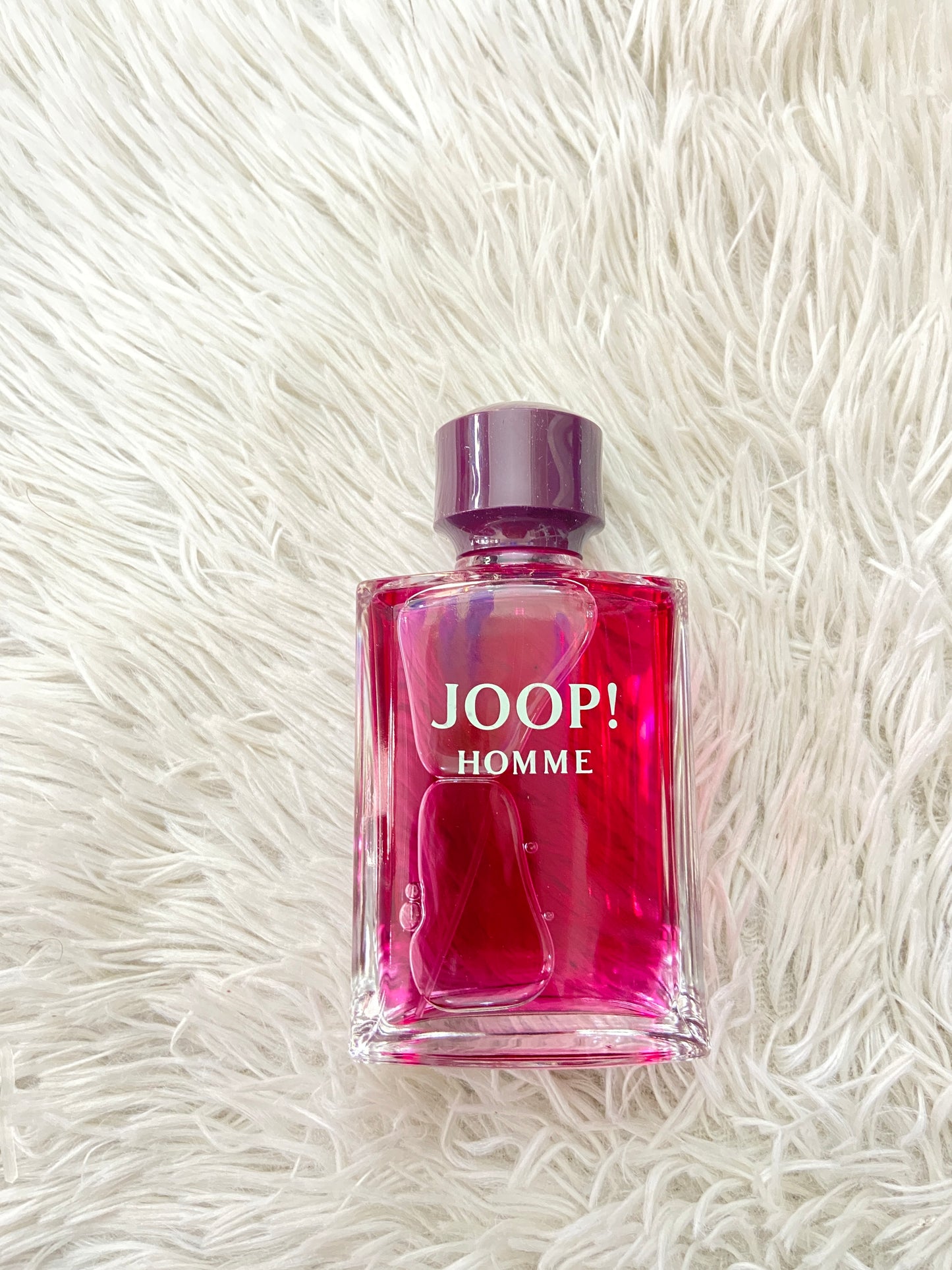 Perfume JOOP! HOMME Original rojo vino.