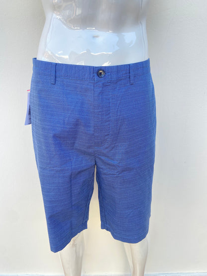 Bermuda CALVIN KLEIN original, azul marino con pequeños puntos blancos, 100% algodón.