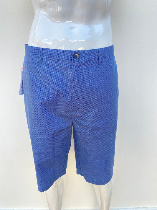 Bermuda CALVIN KLEIN original, azul marino con pequeños puntos blancos, 100% algodón.