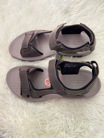 Sandalias EDDIE BAUER original, marrones con costura en hilo marrón, ajustable, perfecto para caminar