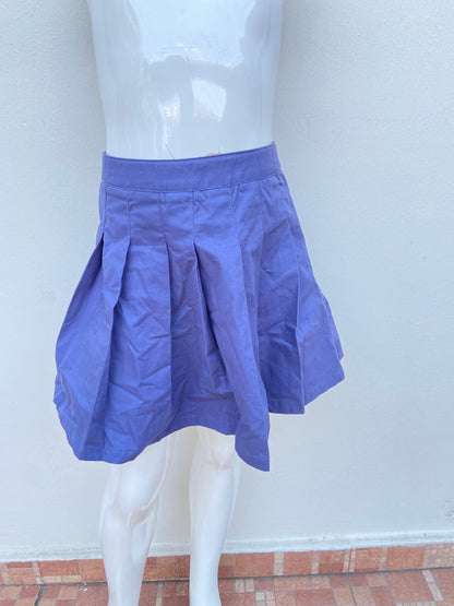 Falda para niñas Carter’s original azul marino liso.