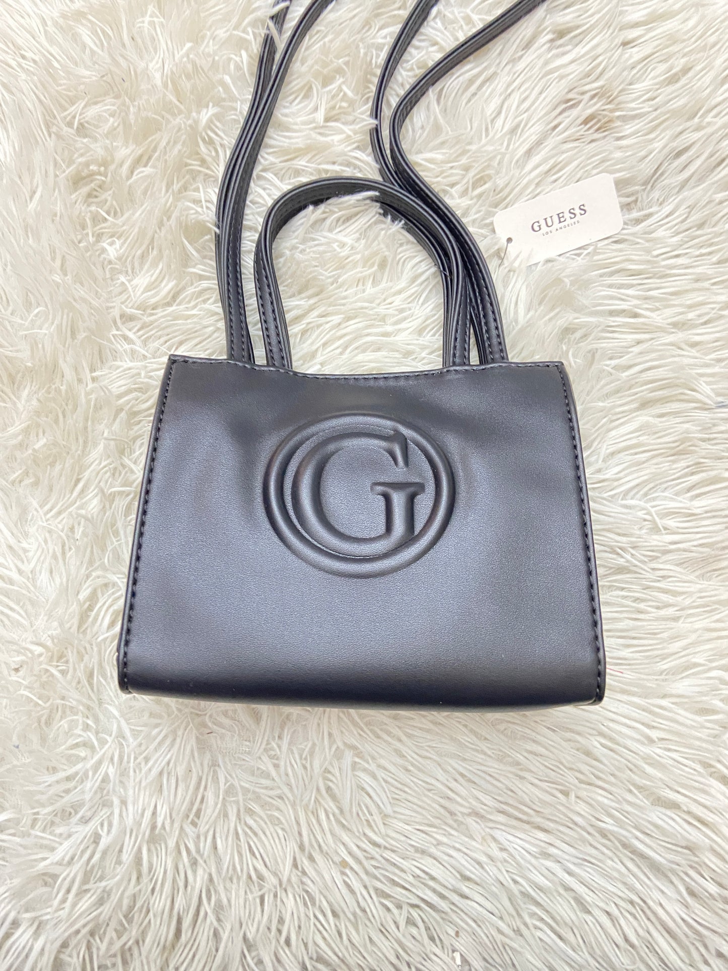 Cartera Guess original negra con logotipo en frente G.