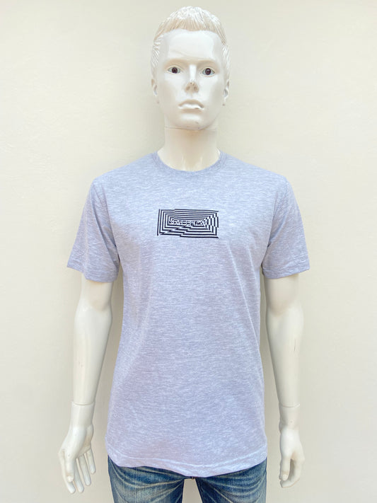 T-shirt NAUTICA original, gris claro con letras de la marca en frente.
