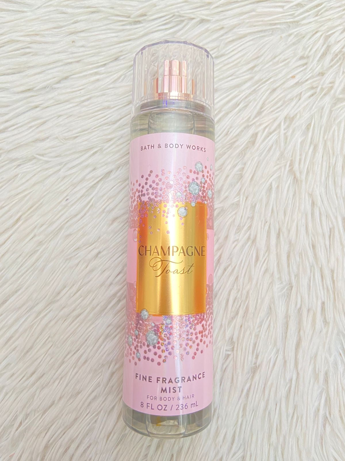 Colonia Bath & Body works original, CHAMPAGNE TOAST, rosada.