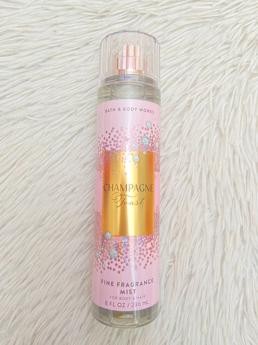 Colonia Bath & Body works original, CHAMPAGNE TOAST, rosada.