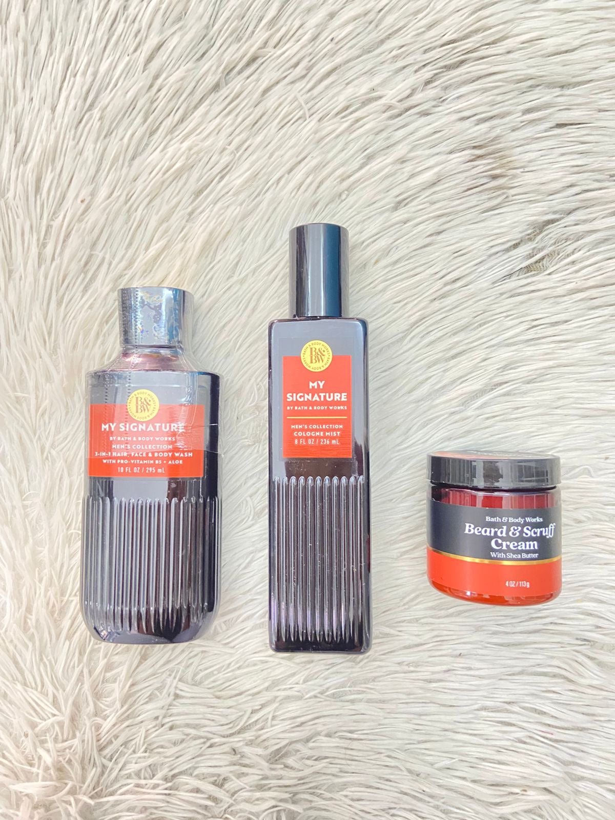 Set Bath & Body Works original, MY SIGNATURE, gel de baño , crema y colonia.