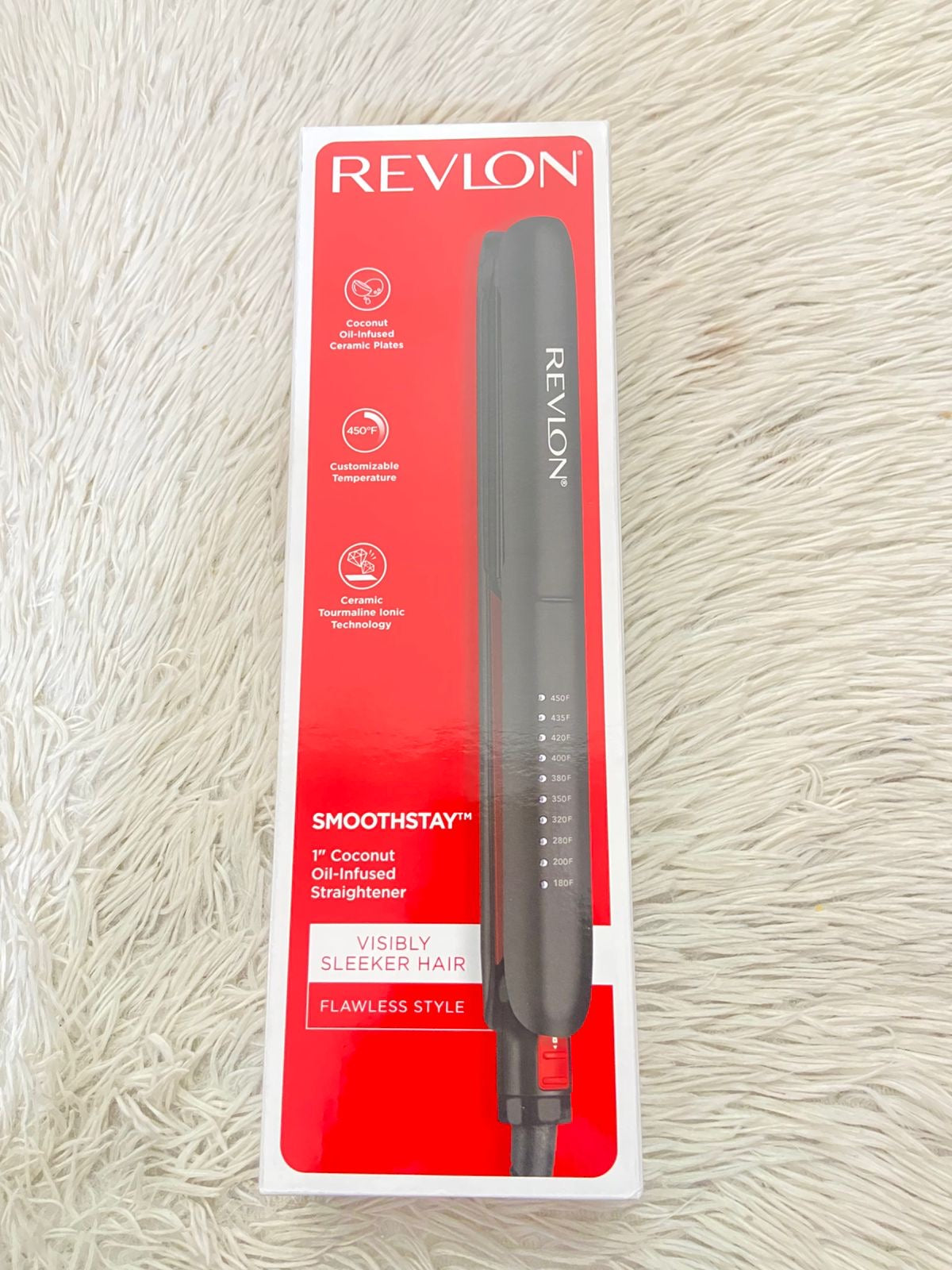Plancha REVLON original 1 pulgada, Distribución de calor uniforme de hasta 450F 🔥 para un acabado rapido y duradero