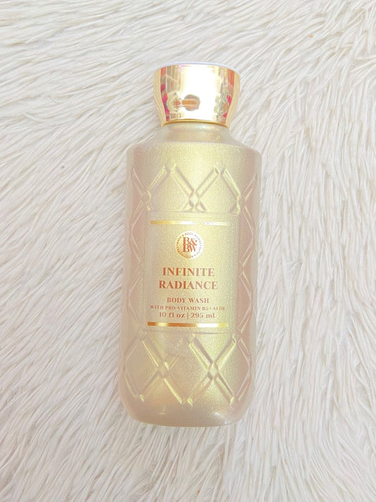 Gel de baño Bath & Body works original, dorado, INFINITE RADIANCE.