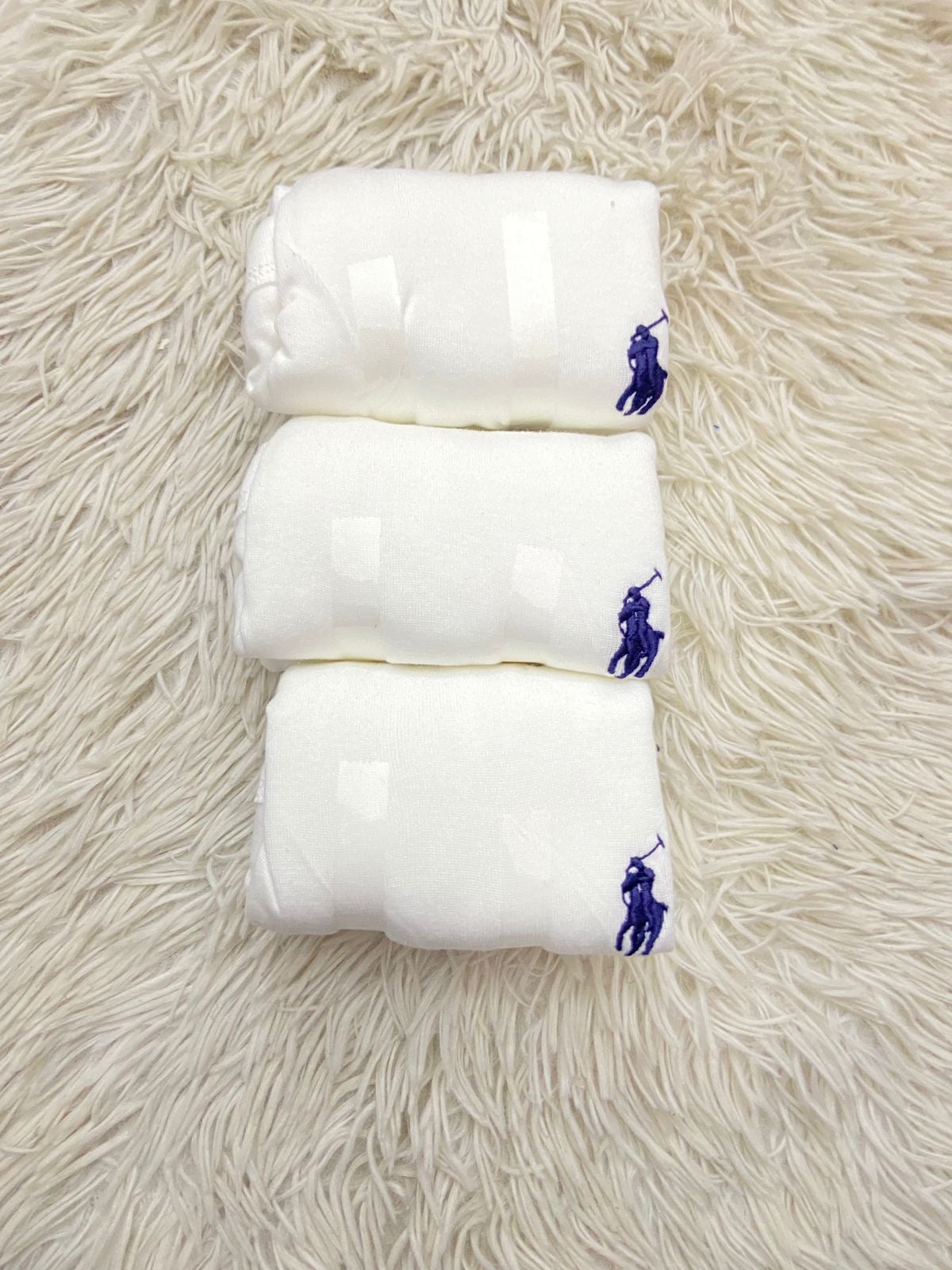 Boxers Polo Ralph Lauren original, pacquete de 3 pack en blanco.