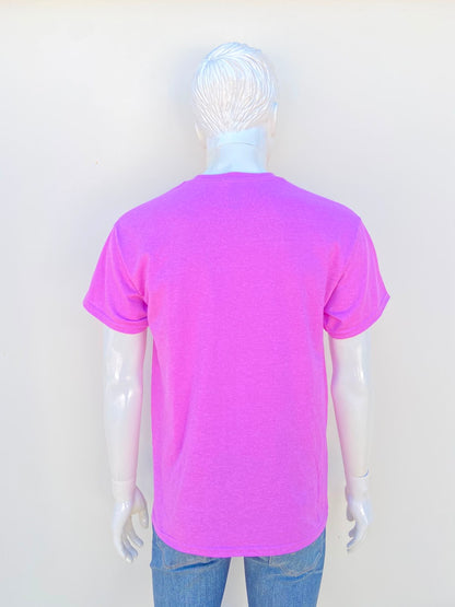 T-shirt GILDAN original, en color morado liso, 100% algodón