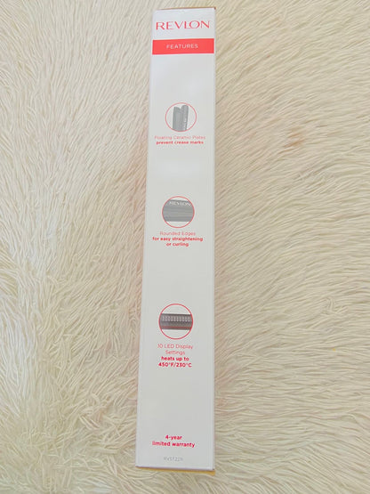Plancha REVLON original 1 pulgada, Distribución de calor uniforme de hasta 450F 🔥 para un acabado rapido y duradero