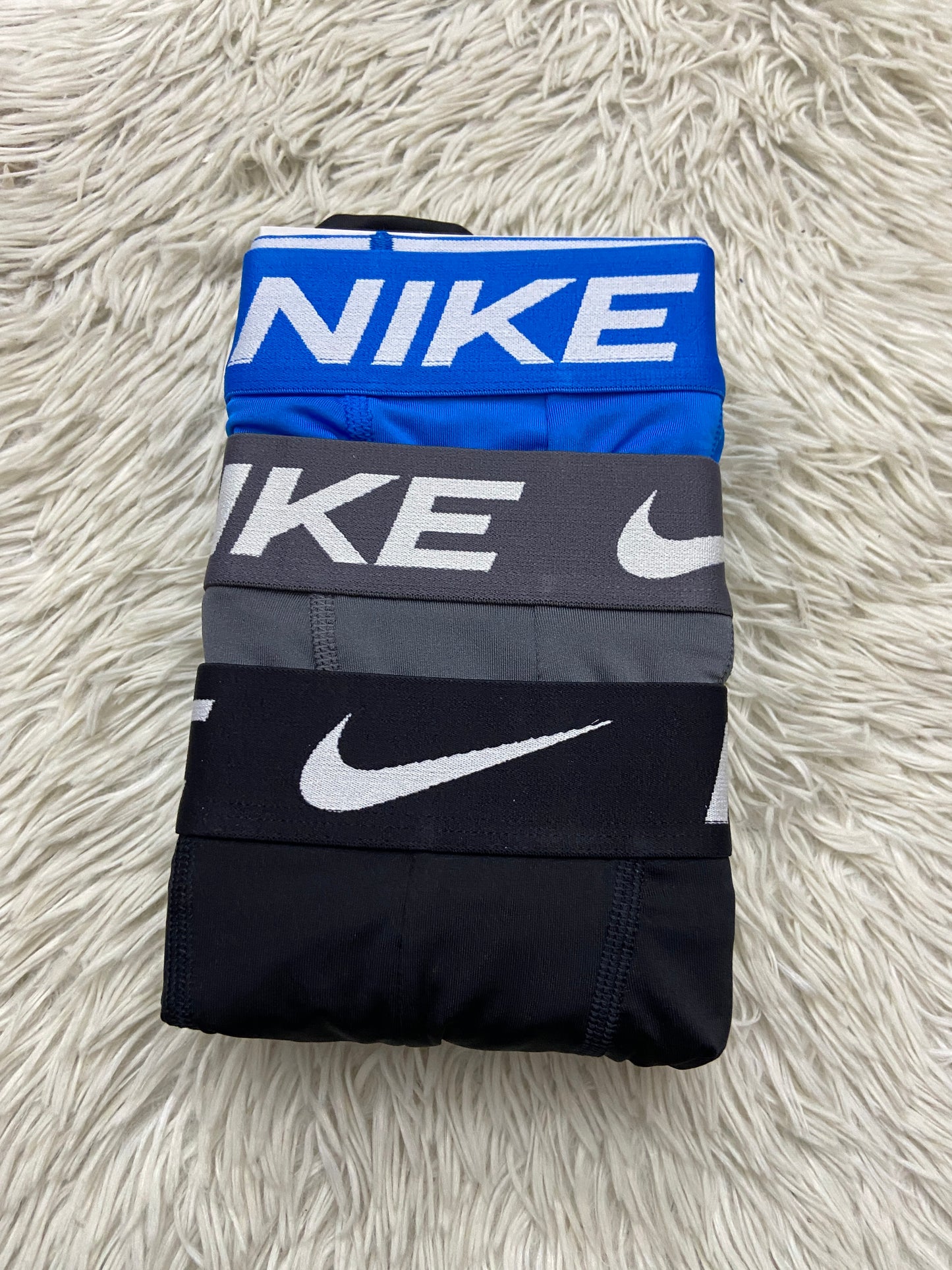 Boxers Nike pack-3 original negro, azul y gris.