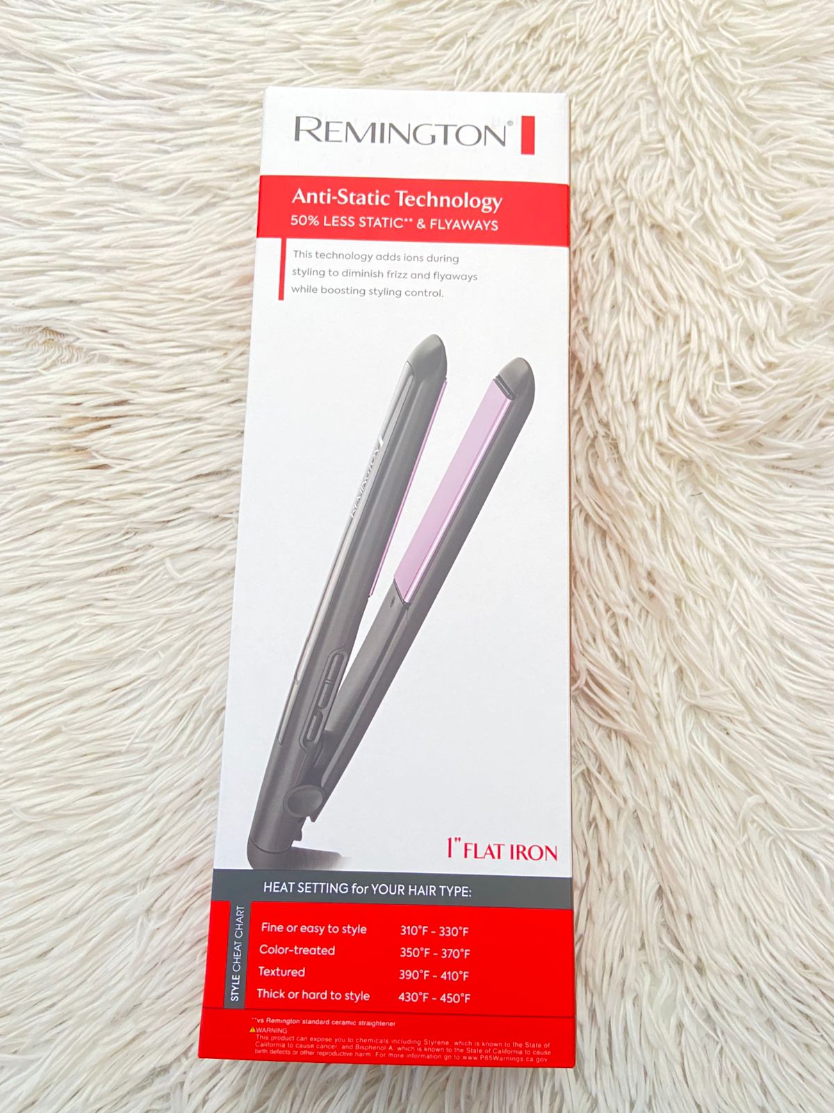Plancha REMINGTON original Tecnología Anti-Static — 50% menos estática
✨ Placas cerámicas — menor daño y un acabado más brillante
✨ Calienta en solo 30 segundos
✨ Auto apagado para mayor seguridad
✨ Marca #1 en planchas