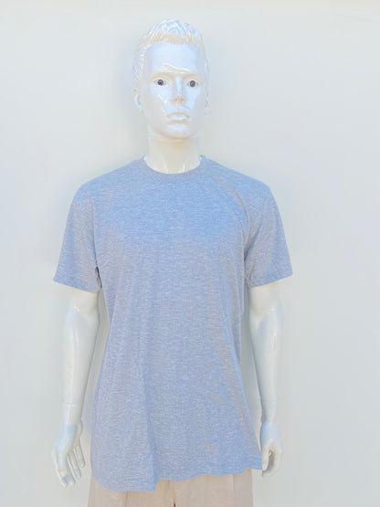 T-shirt, gris claro liso, 90% algodón, diferente.