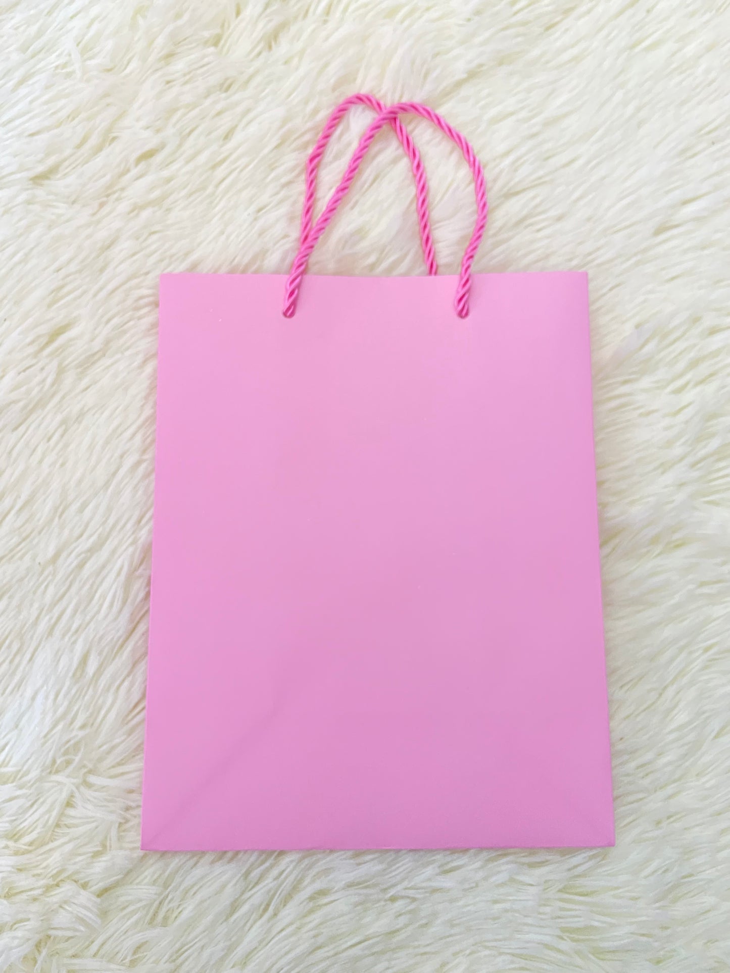 Shopping, rosado claro liso, MEDIANO.