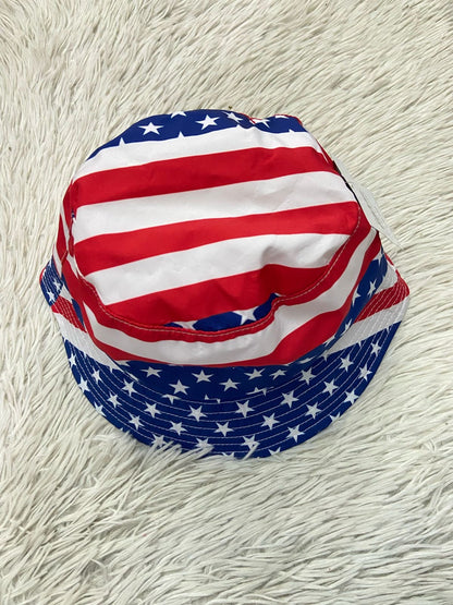 Gorro, HURLEY Original azul blanco y rojo con estampado de estrellas.