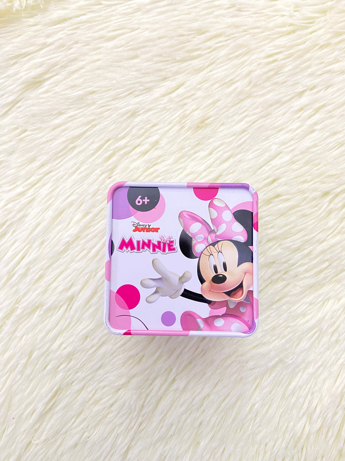 Reloj DISNEY original, rosado de MINNIE MOUSE, con estampado del personaje, 6+.