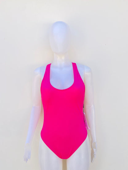 Biquini CALVIN KLEIN Original de una pieza en color rosado.