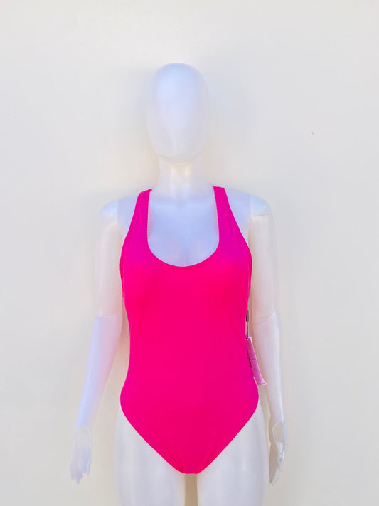 Biquini CALVIN KLEIN Original de una pieza en color rosado.