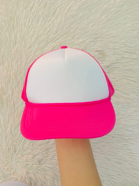 Gorra Forever 21 Kids Original en color rosado con blanco