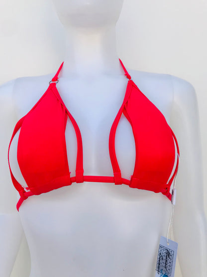 Biquini, de dos piezas  MERMAID SWIMWEAR original, rosado encendido.