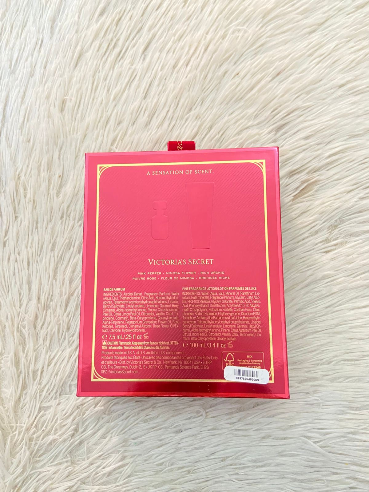 Set Victoria’s Secret Original, VERY SEXY crema y perfume