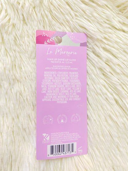 Pinta Labio/ Lip GLOSS LE MERCERIE original, color rosado, FULL COVERAGE, # 718.