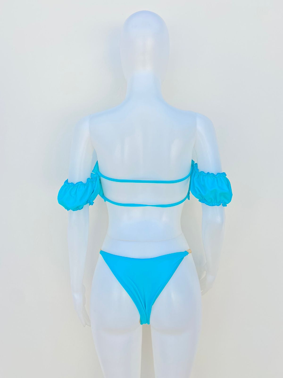 Biquini Mermaid Swimwear original, azul turquesa.