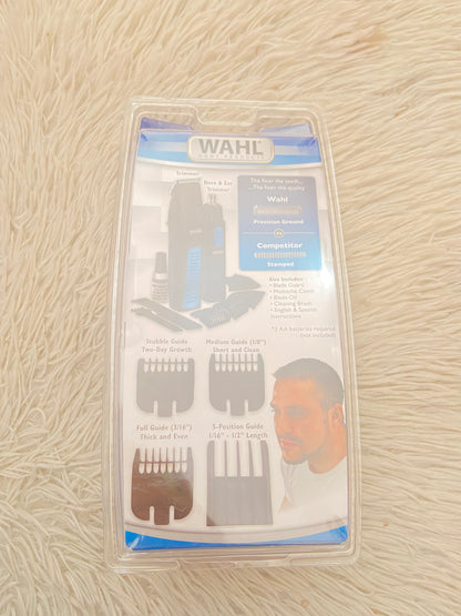 Kit de máquina para cortar pelo WAHL HOME PRODUCTS con accesorios y mini máquina para vellos nasales.