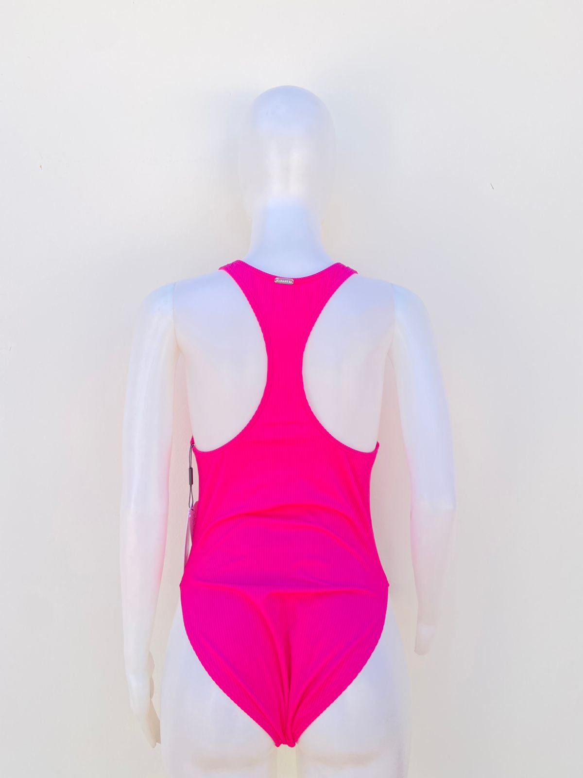 Biquini CALVIN KLEIN Original de una pieza en color rosado.