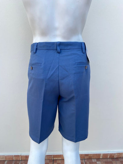 Bermuda HAGGAR CLOTHING original, azul claro lisa.