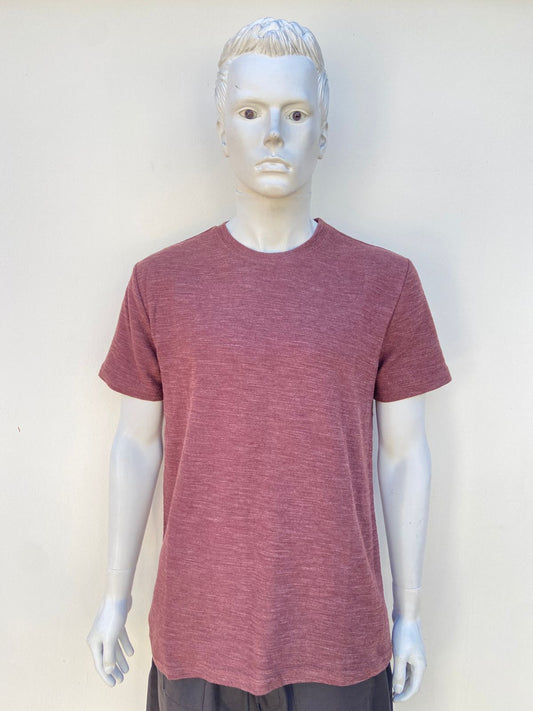 T-shirt Forever 21 Hombre original color chocolate/ marrón, liso.