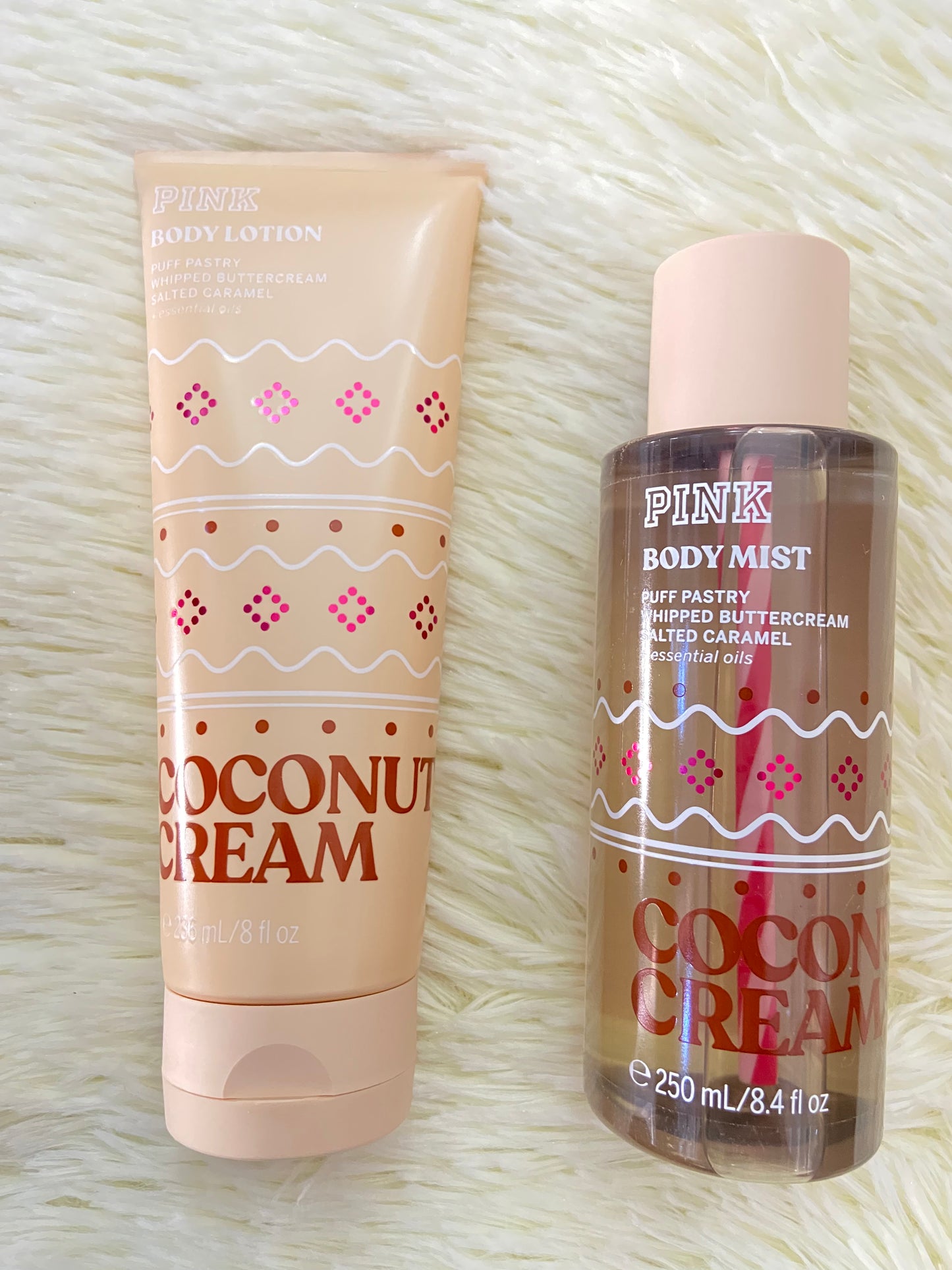 Set PINK original, crema con colonia y crema, COCONUT CREAM.