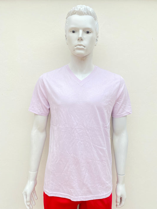 T-shirt Forever 21 original, morado lila cuello V (Lavender) esencial.