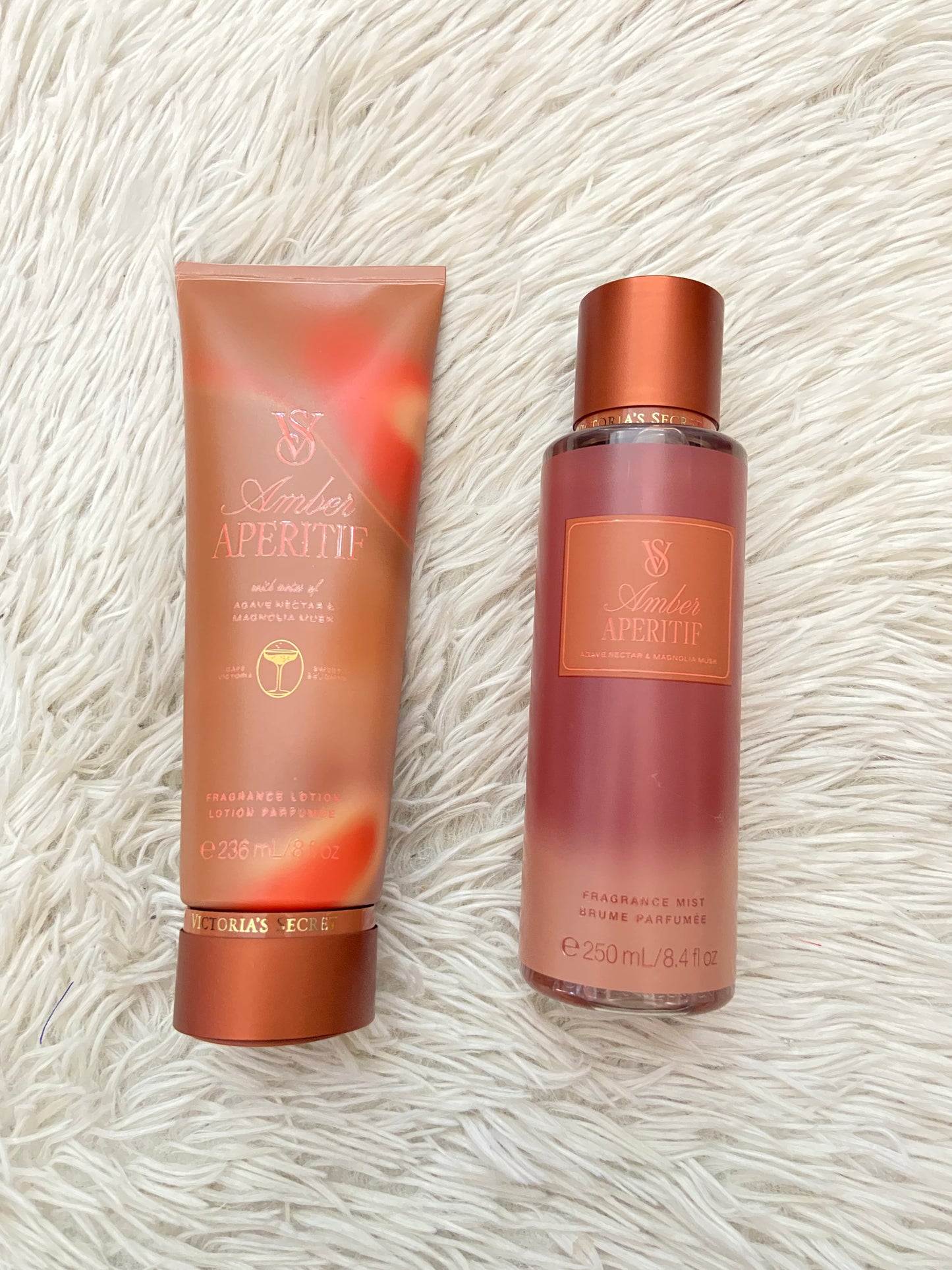 Set Victoria’s Secret original de crema y colonia, naranja AMBER APERITIF.