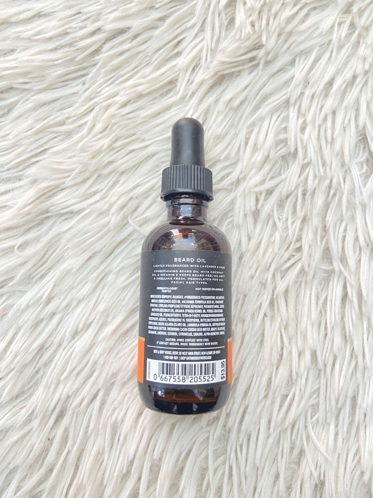 BEARD OIL BATH & BODY WORKS ORIGINAL aceite PARA LA BARBA de coco y vitamina E.