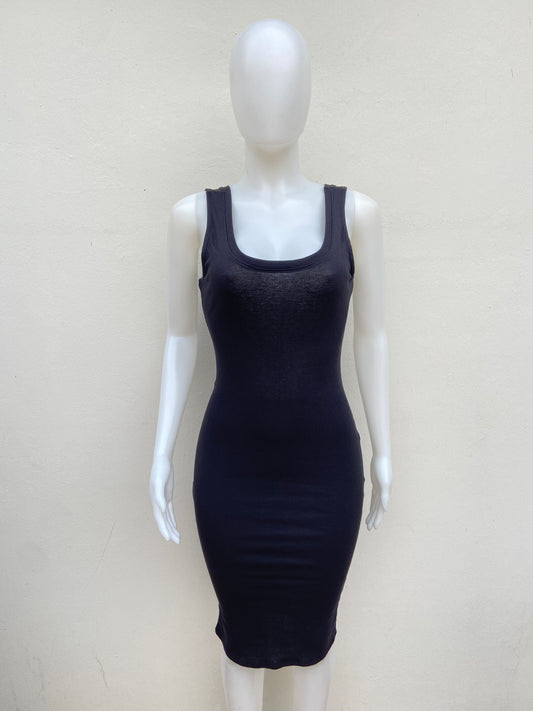 Vestido AMBIANCE original negro liso.