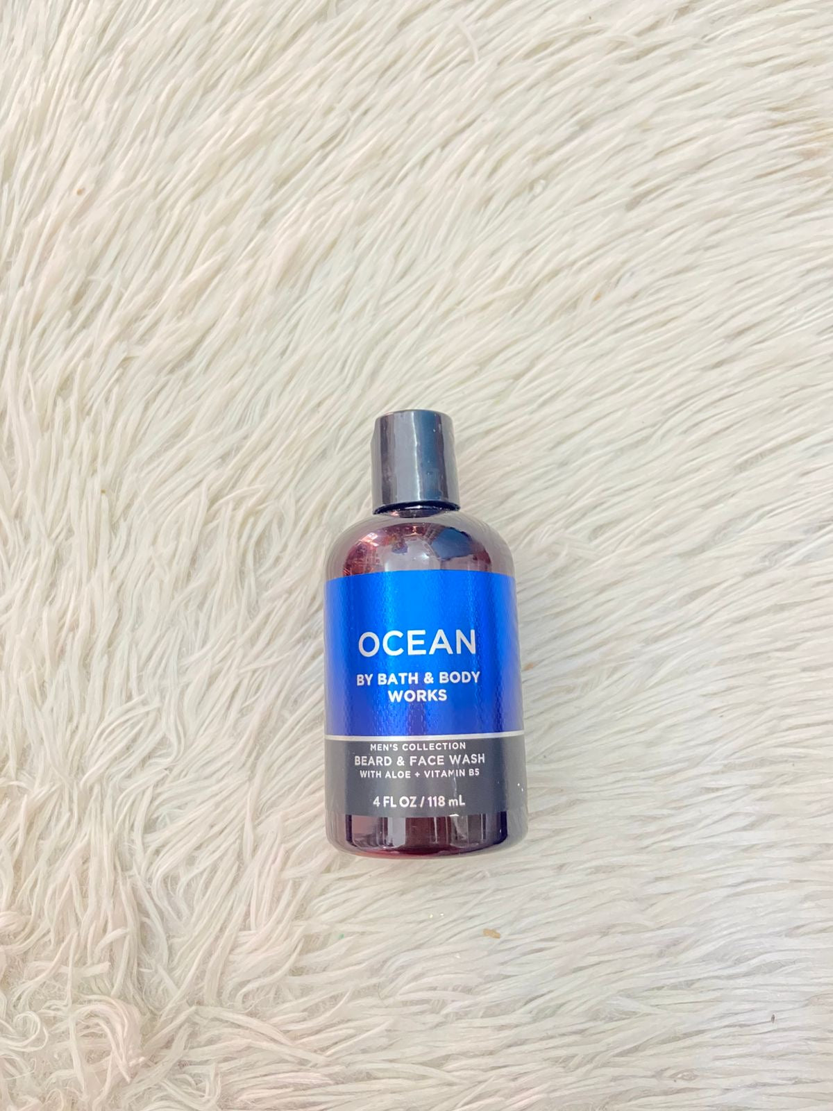 Set Bath & Body Works original, azul marino, OCEAN, con colonia, crema y calmante después del afeitado.