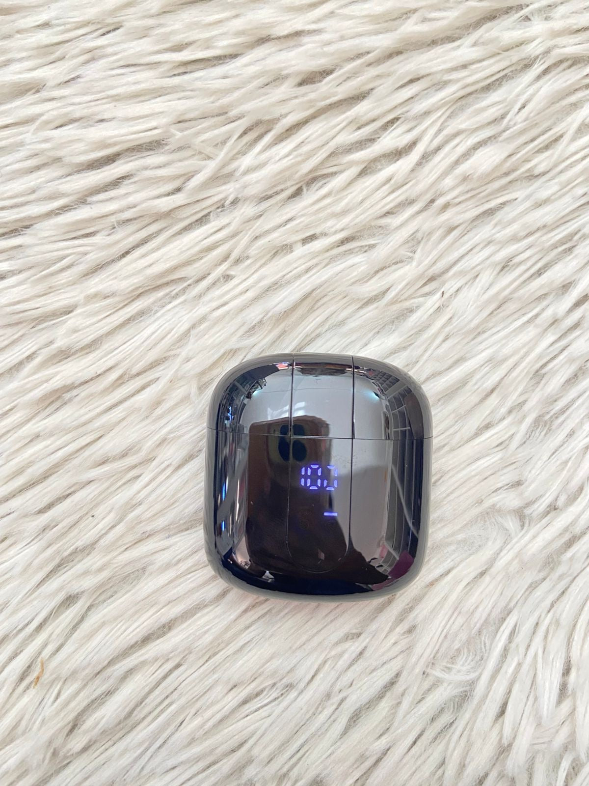 Audífonos inalámbricos WIRELESS EARBUDS A 9 original, negro con cable  tipo C, conexión vía Bluetooth, carga duradera.