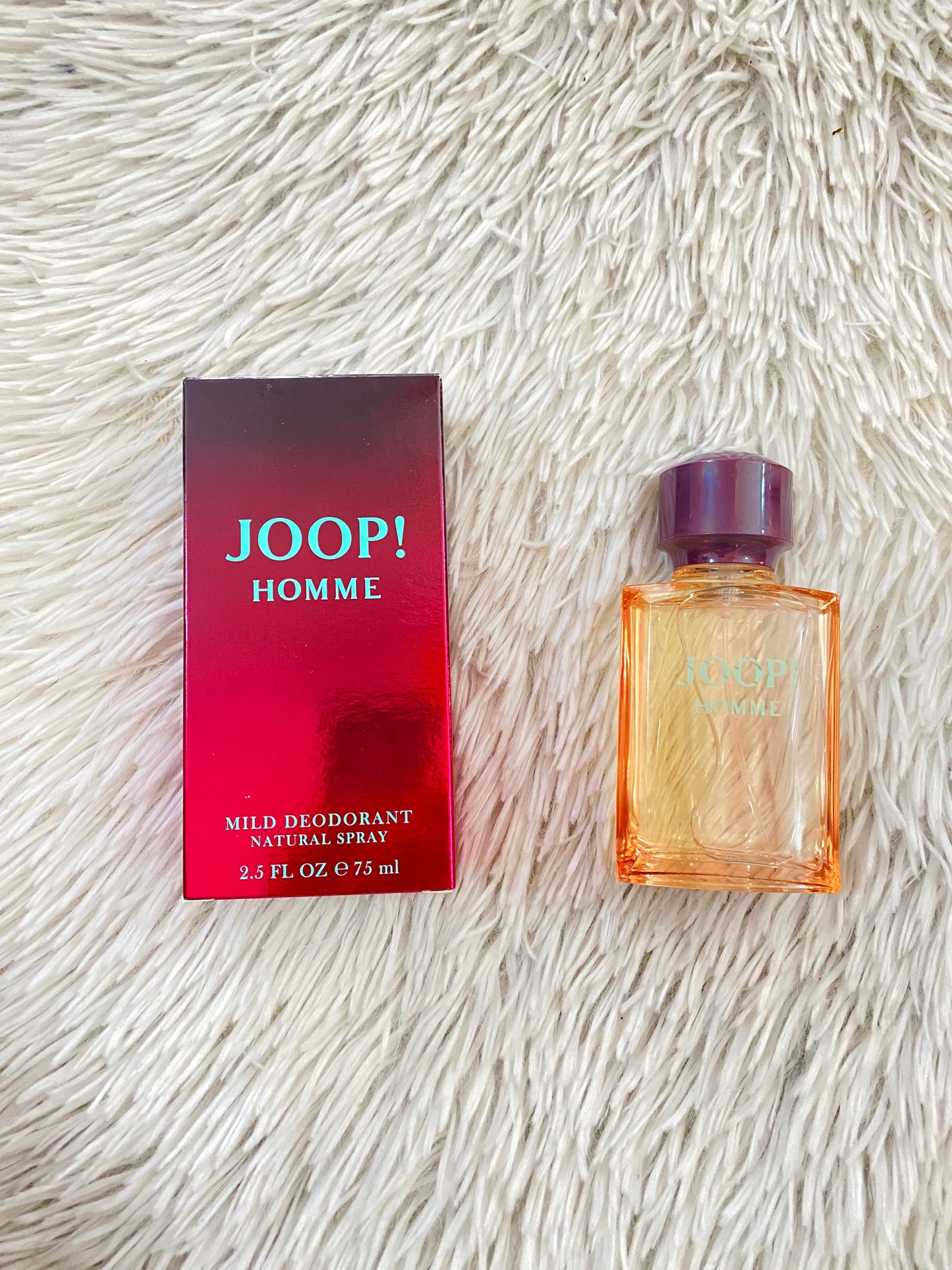Perfume JOOP! HOMME original, rojo vino.