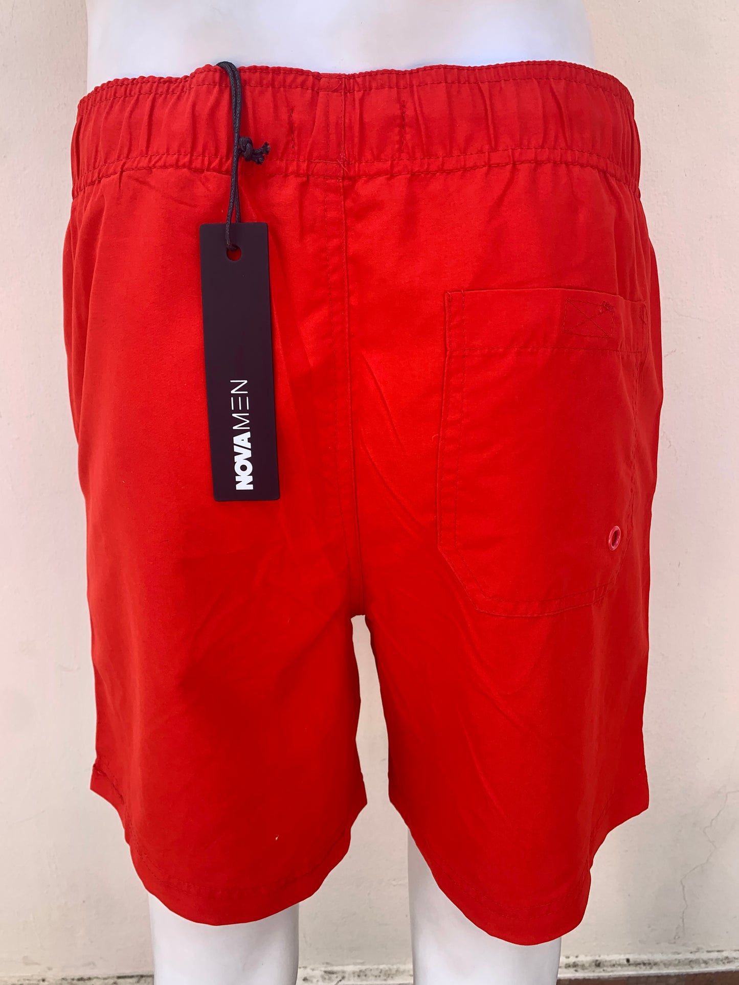 Bañador Baggy Nova Men original, En color rojo (BrickRed)