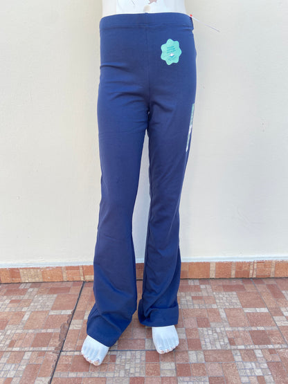 Legging WONDER NATION original, en color azul marino liso, campana abajo