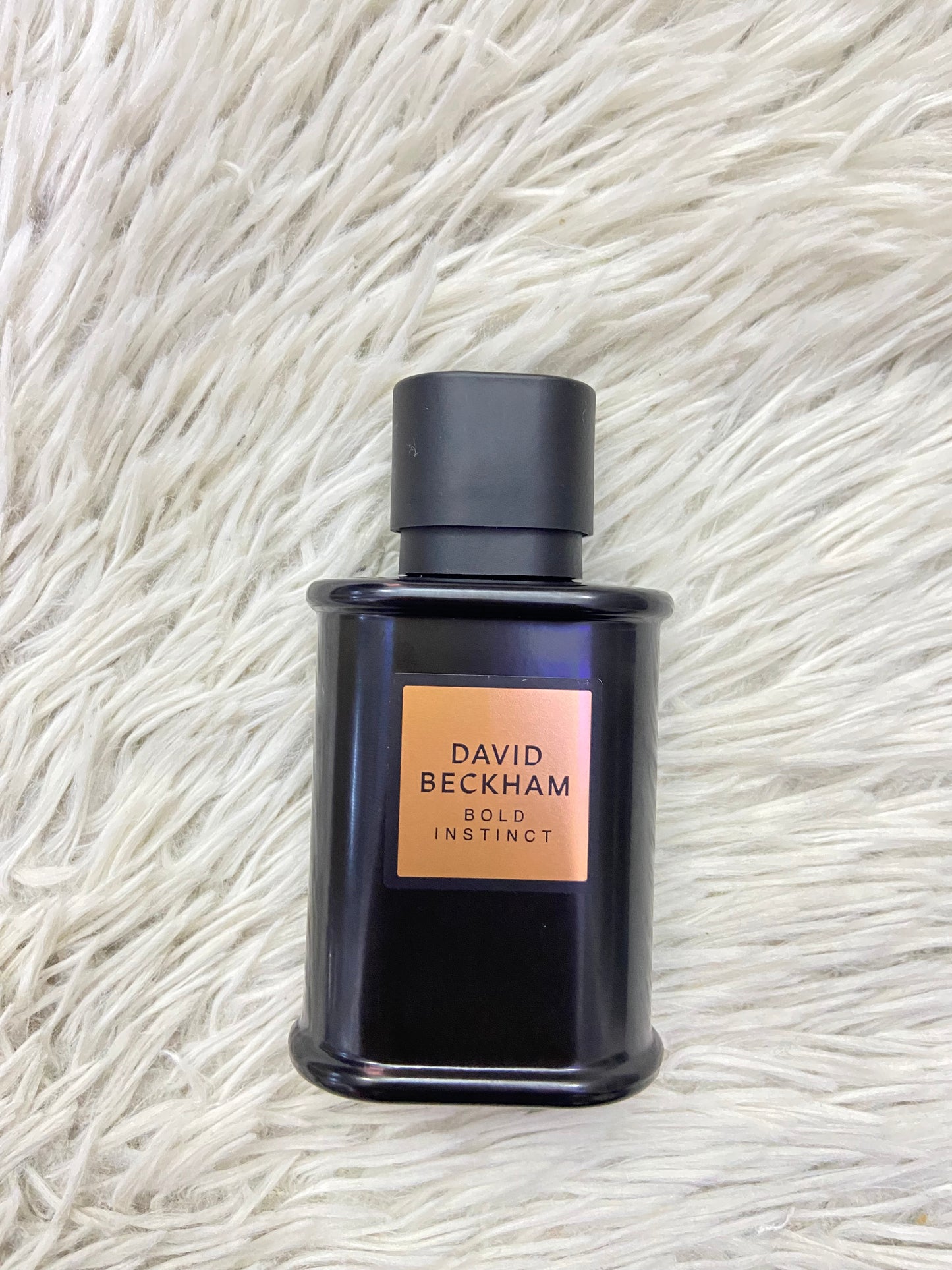 Set perfume DAVID BECKHAM original, negro con dorado de perfume y gel de baño, BOLD INSTINCT.