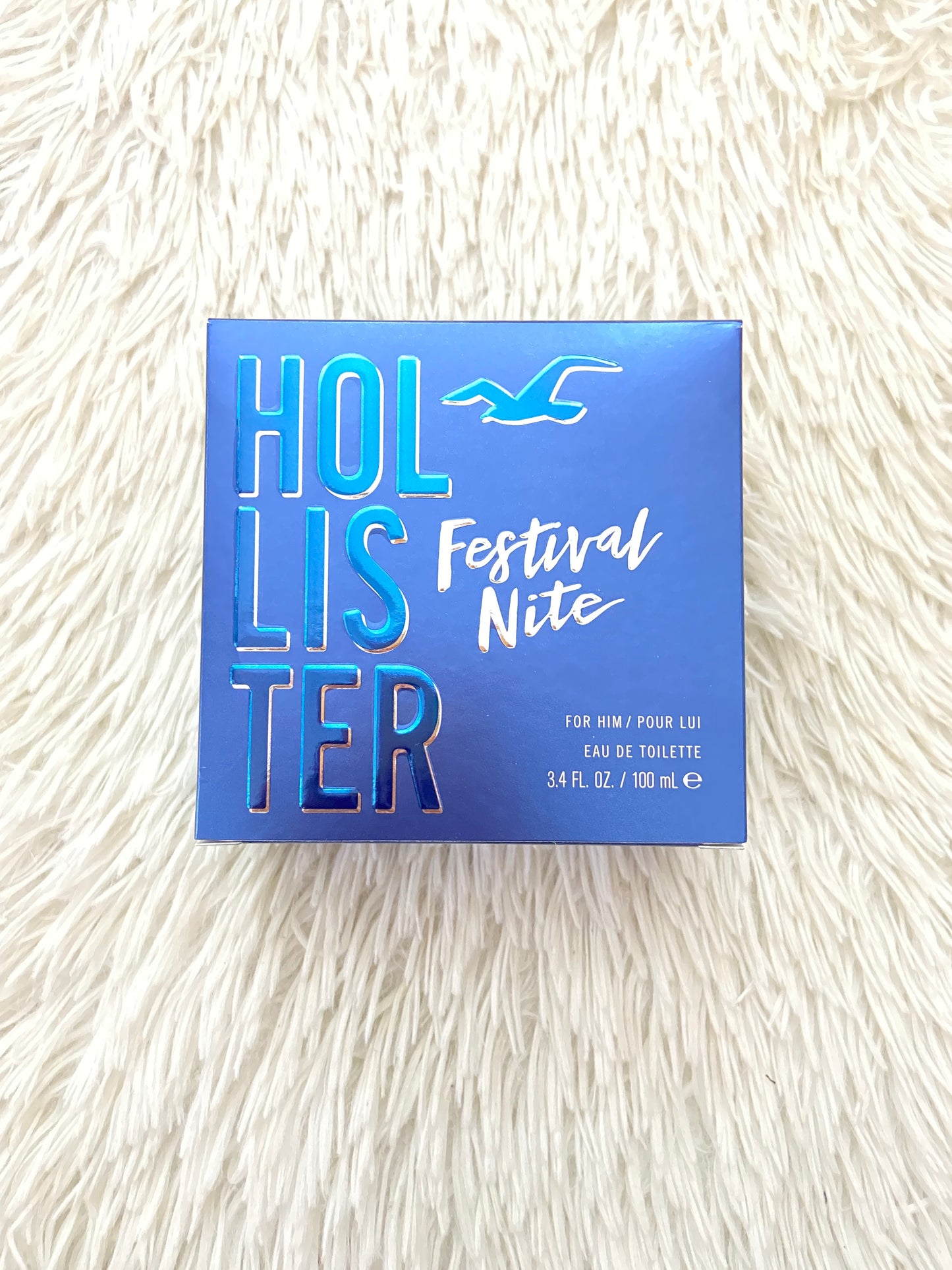 Perfume Hollister original azul marino, FESTIVAL NITE.