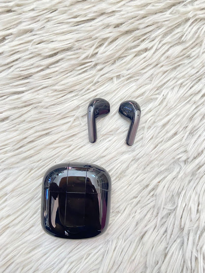 Audífonos inalámbricos WIRELESS EARBUDS A 9 original, negro con cable  tipo C, conexión vía Bluetooth, carga duradera.