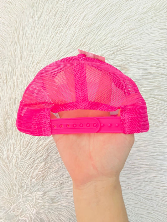 Gorra Forever 21 Kids Original en color rosado con blanco