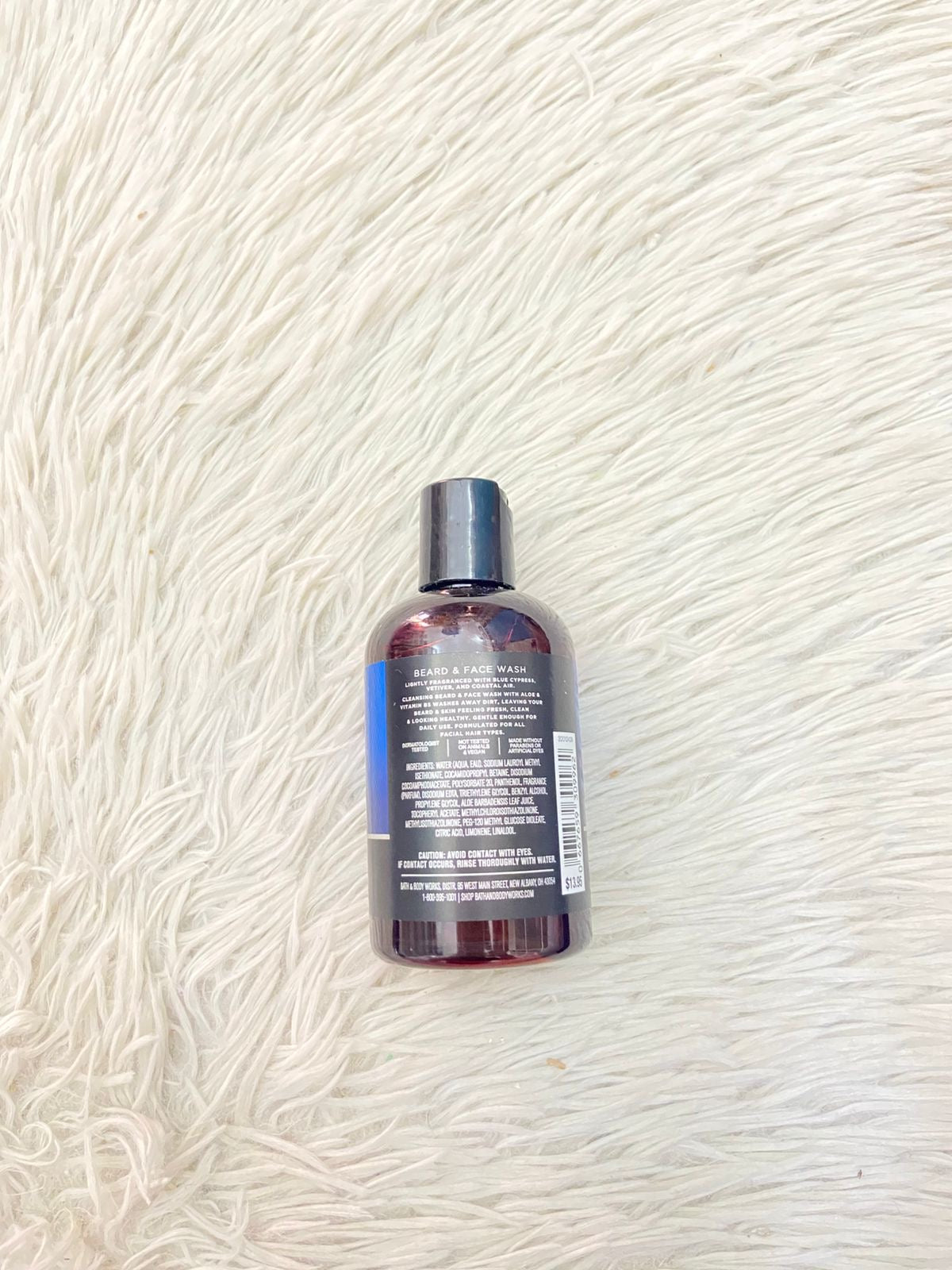 Set Bath & Body Works original, azul marino, OCEAN, con colonia, crema y calmante después del afeitado.