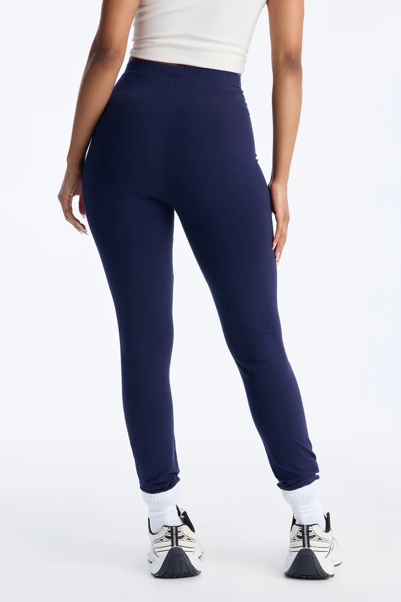 Legging/ licra, azul marino NAVY, larga lisa.