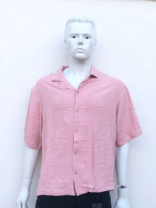 Camisa, rosado claro (salmón), manga corta, (MAUVE).