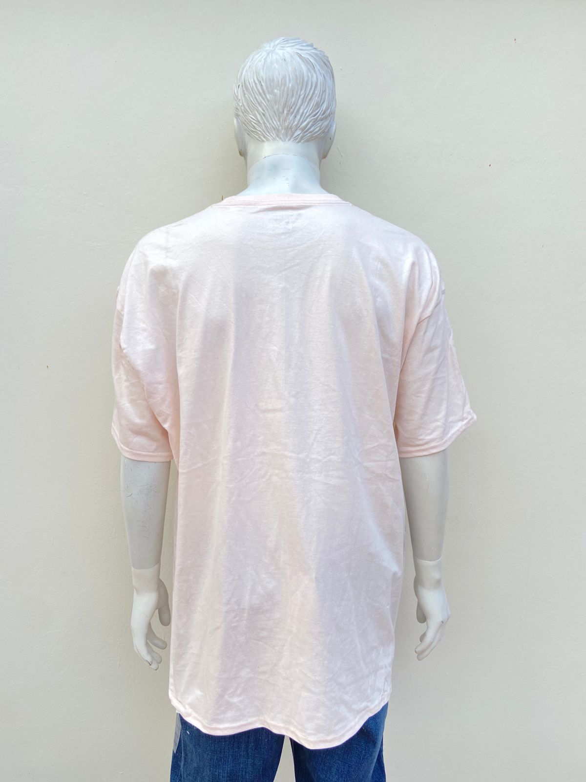 T-shirt CHAMPION original, rosado claro, 100% algodón.